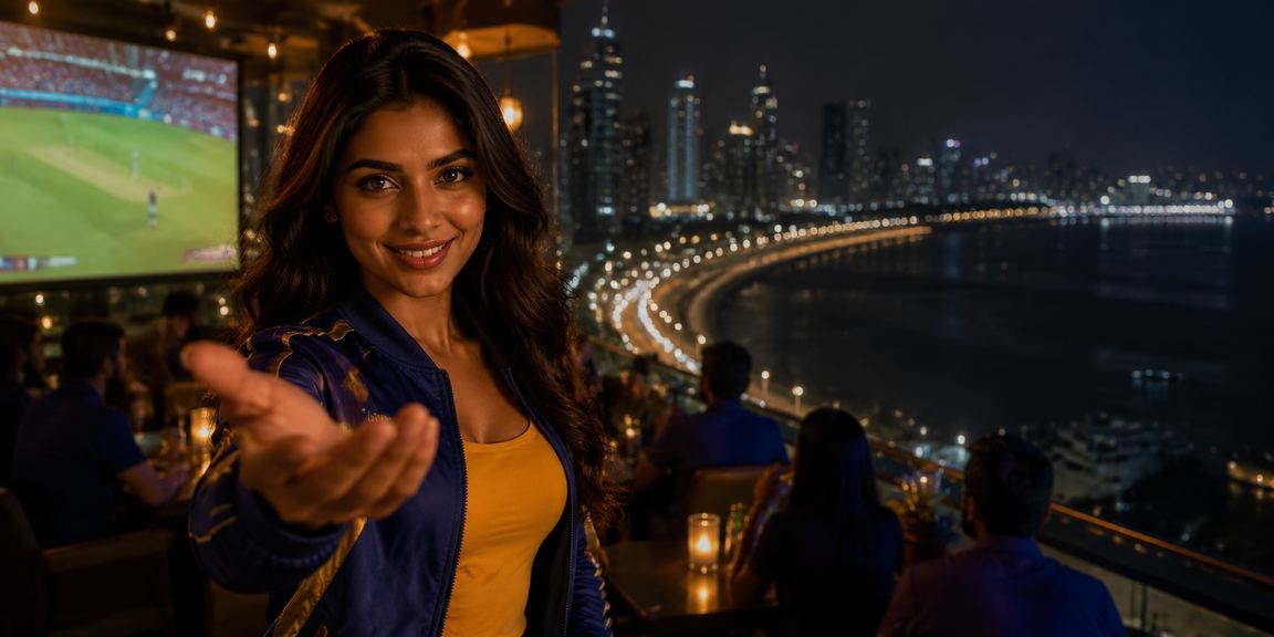 Cricket followers and online bettors in Mumbai's Bandra area